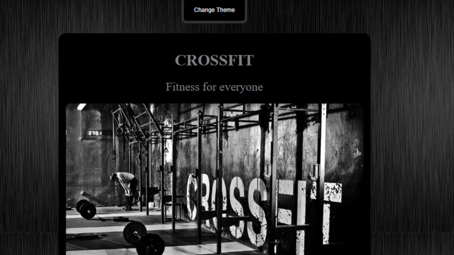 Crossfit project